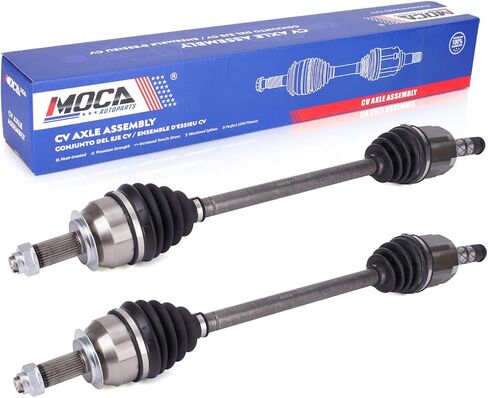 MOCA Front Left & Rgiht CV Axle Assembly fits For Subaru 2012-2015 Impreza H4 2.0L DOHC, 2008-2010 Impreza H4 2.5L DOHC, 2008-2011 Impreza H4 2.5L SOHC, 2005-2009 Legacy H4 2.5L DOHC in Saudi Arabia