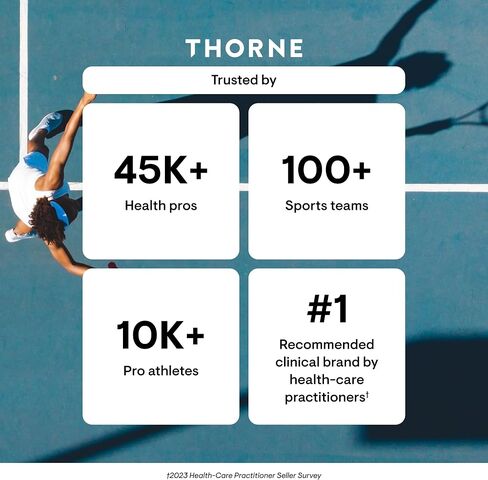 THORNE - Super EPA - Omega-3 Fatty Acids EPA 425mg & DHA 270mg Supplement - Support Brain, Cardiovascular, Joints & Skin* - Gluten, Dairy & Soy-Free - 180 Gelcaps in Kuwait