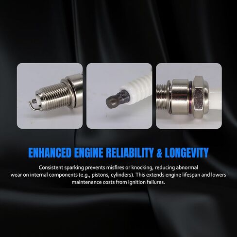 W7DCR Spark Plug Compatible with Champion 415 4163 RN9GY RN9YC, NGK 3066 B6EBL BP5EA BPR6ES, Bosch 5306 7595 W16EX W20EP W7DCR W7DCX W8LCR WR6DC WR7DC, Delco 41804 43XLS R41XLS R42XLS R44XLS in Saudi Arabia