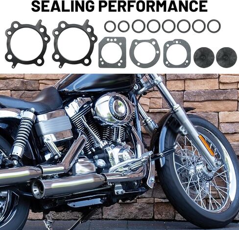 Cylinder Top End Gasket Kit, Replacement for Harley 1550 Twin Cam 95CI Big Bore 1999-2006 in Saudi Arabia