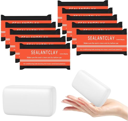 ZFYOUNG 10-Pack Premium Waterproof Wall Repair Sealing Clay Duct Seal Ideal for Wall Hole Repair, Air Conditioning and Drainage Pipes Quick and Easy Solution in Saudi Arabia
