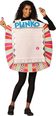 Rasta Imposta Price is Right Plinko Game Halloween Costume Drop Disk Board Games Party Funny Dress Up Mens Womens Costumes, Adult One Size in Saudi Arabia