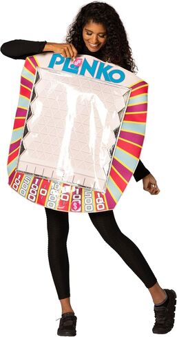 Rasta Imposta Price is Right Plinko Game Halloween Costume Drop Disk Board Games Party Funny Dress Up Mens Womens Costumes, Adult One Size in Saudi Arabia