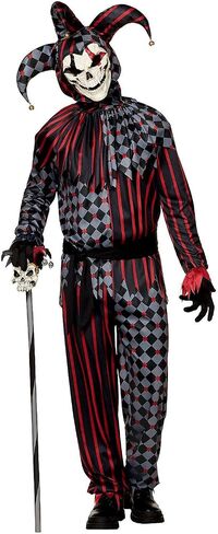Spirit Halloween Adult Scary Jester Costume in Saudi Arabia