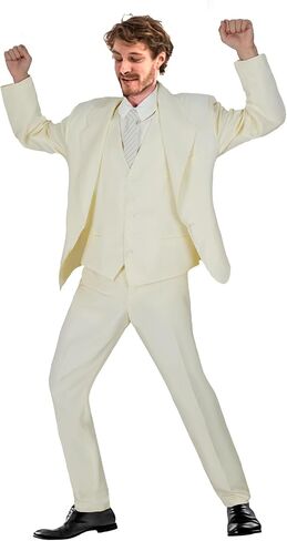 Joker Costume Men Solid Jacket Vest Pants in Saudi Arabia
