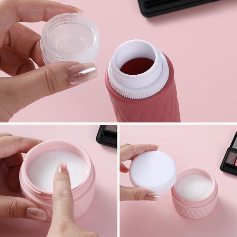 8 Pack Travel Bottles for Toiletries - 3 OZ / 90 ML, | Leak Proof Silicone Containers with Clear Bag, Travel Size Toiletries for Lotions, Creams, Foundation, Shampoo, body wash and More | in Saudi Arabia