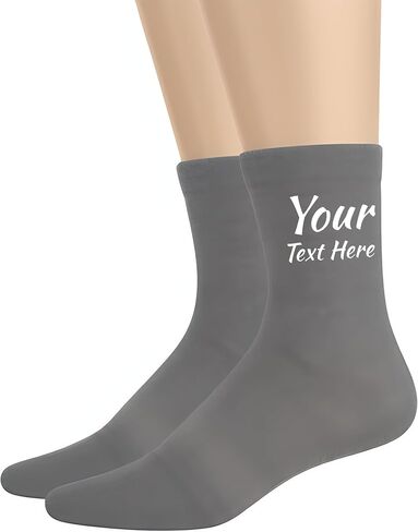 Custom Mens Socks. Personalized Groomsmen Socks with Text. Crew Socks for Men in Saudi Arabia