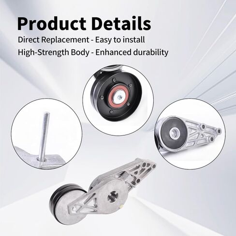 Drive Belt Tensioner 38151 Fit for Volkswagen Passat 1998-2005 L4 1.8L, Audi A4 / A4 Quattro 1997 1998 1999 2000 2001 L4 1.8L Pulley Tensioners in Saudi Arabia