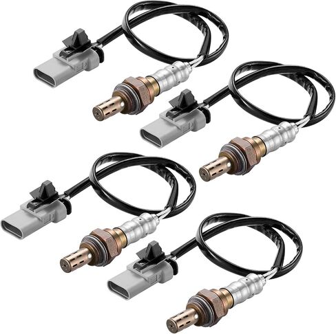 BDFHYK Oxygen Sensor Upstream Downstream O2 Sensor, Compatible with Chevrolet Silverado 1500 2014-2018, Compatible with GMC Sierra 1500 2014-2018, 234-4940, 234-4974 Replacement 4PCS in Saudi Arabia
