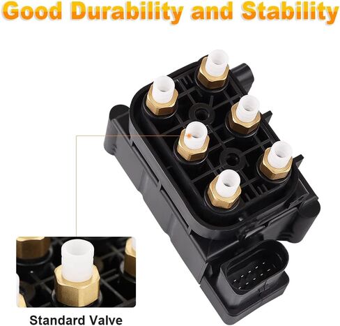 JDMON Air Suspension Valve Block Supply Compatible with Jeep Grand Cherokee WK2 2011-2019, VW Touareg 2004-2015, Porsche Cayenne 2011-2015, Replaces 68087233AA, 95835890300, 7P0698014 in Saudi Arabia