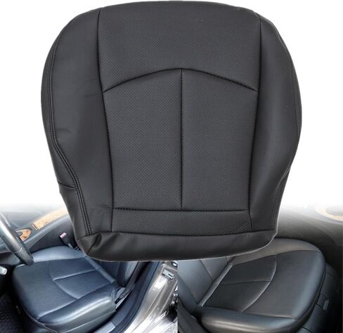 GXARTS Driver Side Bottom Lower Replacement Perforated Leather Seat Cover Black Compatible with Mercedes Benz E63 E280 E300 E320 E350 E500 E550 2003 2004 2005 2006 2007 2008 2009 in Saudi Arabia