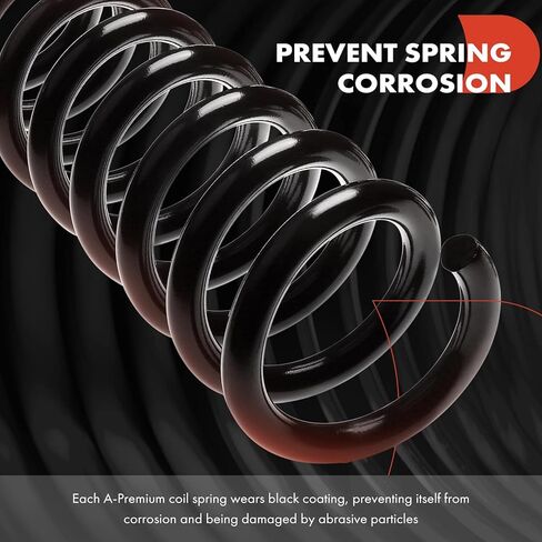 A-Premium 2Pcs Front Suspension Coil Spring Set Compatible with Chevrolet Trailblazer EXT & GMC Envoy XL 2002-2006 & Isuzu Ascender, Driver and Passenger Side in Saudi Arabia