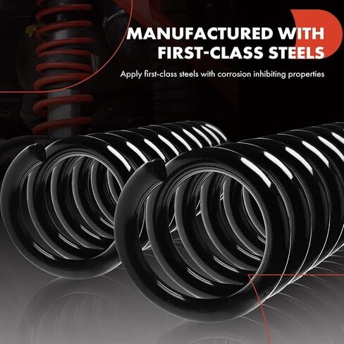 A-Premium 2Pcs Front Suspension Coil Spring Set Compatible with Chevrolet Trailblazer EXT & GMC Envoy XL 2002-2006 & Isuzu Ascender, Driver and Passenger Side in Saudi Arabia