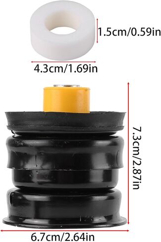 مجموعتان من مخمدات التثبيت الخلفية للسيارة متوافقة مع Honda Fit/Jazz GK 2015-2021، لهوندا سيتي GM6 2015-2021 ممتص الصدمات الخلفي يحل محل 52670-T5A-J01 52670T5AJ01 in Kuwait