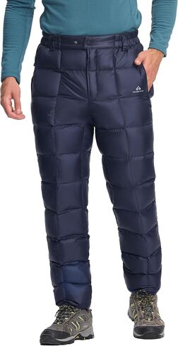 Pioneer Camp 650-Fill Down Puffy Pants Men Lightweight Packable Insulated TEFLON Windproof Thermal Travel Climbing Camping in Saudi Arabia