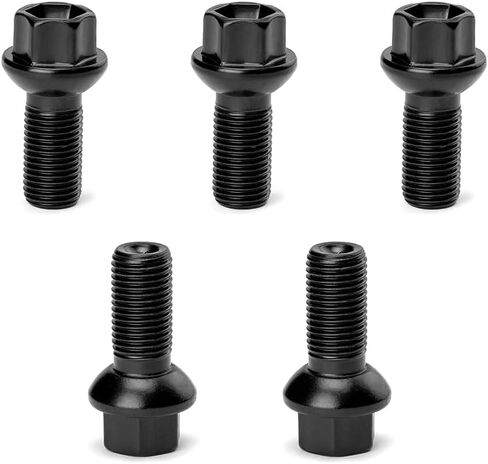 5 PCS M14X1.5 Wheel Lug Bolts Compatible with Mercedes Benz 2003-2018 A B C E Class CLA CLS CLK GLA GLK ML350 GL350 GL450 R300L R350L SLC SLK SL Replace 0009908307 M14x1.5mm in Saudi Arabia
