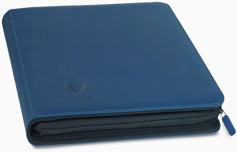 Card Guardian - 12 Pocket Premium Binder with Zipper for 480 Cards - Side Loading Pockets for Trading Card Games TCG (Pink) in Saudi Arabia