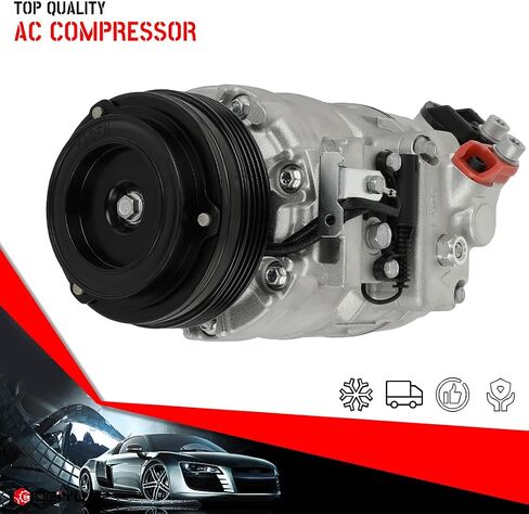 ضاغط هواء CCIYU مع قابض ضاغط هواء A/C للسيارة 2004-2006 لسيارة BMW X3 2.5L تكييف وضاغط للهواء لـ 97377 in Saudi Arabia