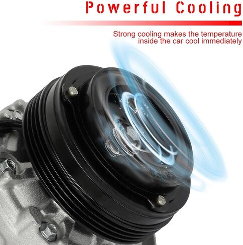 ضاغط هواء CCIYU مع قابض ضاغط هواء A/C للسيارة 2004-2006 لسيارة BMW X3 2.5L تكييف وضاغط للهواء لـ 97377 in Saudi Arabia