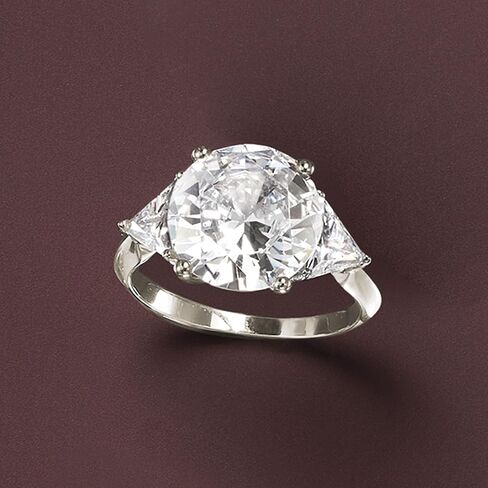 Ross-Simons 7.50 ct. t.w. CZ Ring in Sterling Silver in Saudi Arabia