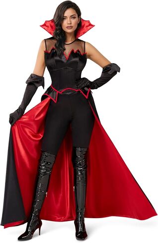 Spooktacular Creations Halloween Vampire Costume Women Dress, Adult Womens Vampire Costume for Halloween Dress Up Parties in Saudi Arabia