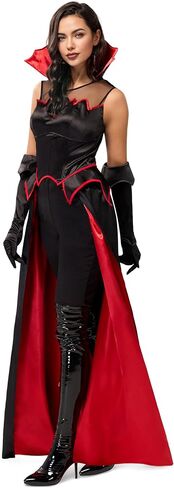 Spooktacular Creations Halloween Vampire Costume Women Dress, Adult Womens Vampire Costume for Halloween Dress Up Parties in Saudi Arabia