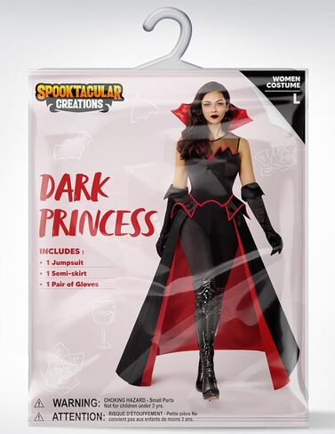 Spooktacular Creations Halloween Vampire Costume Women Dress, Adult Womens Vampire Costume for Halloween Dress Up Parties in Saudi Arabia