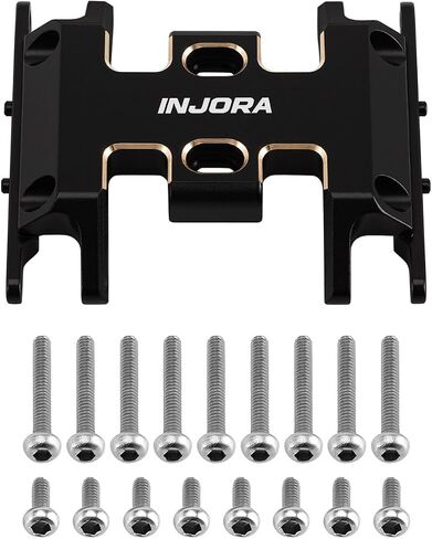 INJORA CNC Aluminium Forward & Reverse Skid Plate for 1/24 RC Crawler SCX24 Upgrade in Saudi Arabia