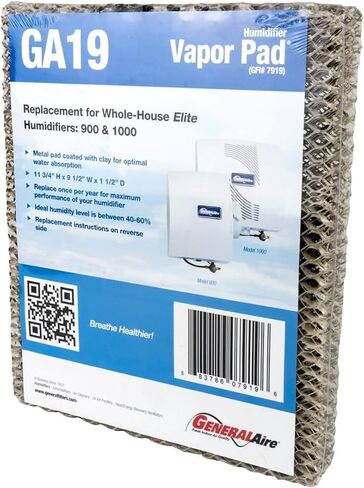 GA19 Filters Humidifier Vapor Pad Replacement for General Aire Genuine Original Equipment Manufacturer (OEM) Part in Saudi Arabia
