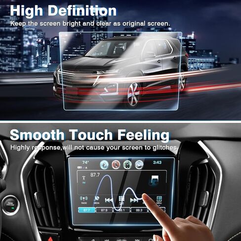 Karltys 2 Pack 10.2-Inch Screen Protector for Buick Envision 2021 2022 2023, Envision Touchscreen Tempered Glass Ultra Clear Anti Glare Screen Cover in Saudi Arabia