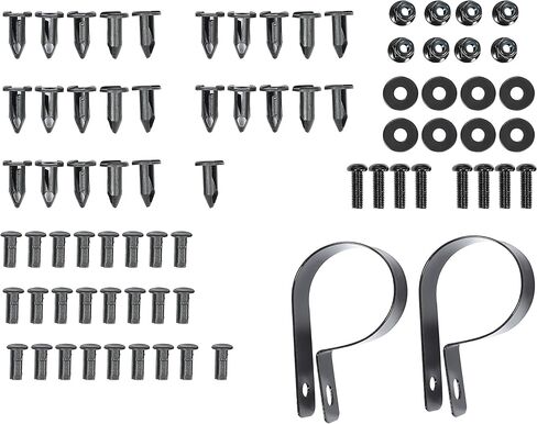 KUAFU Fender Flare Compatible with 2014-2023 YAMAHA VIKING and VIKING VI Extended Splash Guard Mud Flap 6Pcs PE Black Replacement for 1XDF15E0T000 in Saudi Arabia