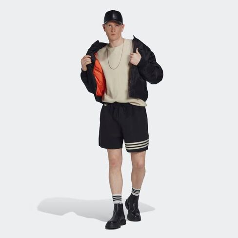 adidas Originals Mens Adicolor Neuclassics Shorts Black X-Large in Saudi Arabia