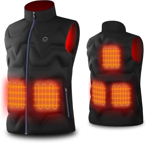 Vofuoti Heated Vest Men Women with Battery Pack Included, Lightweight USB Rechargeable Electric Heating Vest in Saudi Arabia