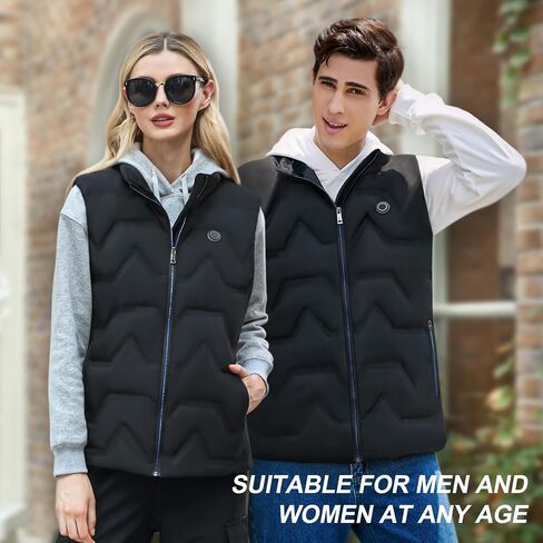 Vofuoti Heated Vest Men Women with Battery Pack Included, Lightweight USB Rechargeable Electric Heating Vest in Saudi Arabia