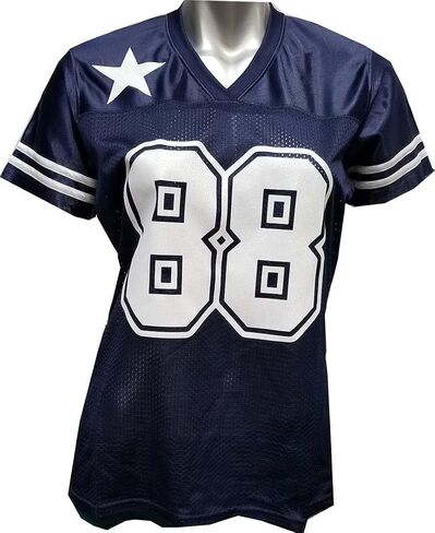 Custom Glitterflake Lamb Womens Navy Jersey Size Small in Saudi Arabia