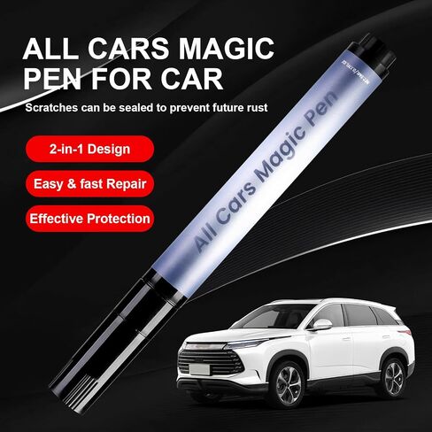 2Pcs All Car Magic Pen,Car Scratch Remover,Magic Car Scratch Removal Pen,Quick Fix for Scratches and Paint Damage, Weatherproof Fits All Car Colors in Saudi Arabia