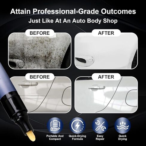 2Pcs All Car Magic Pen,Car Scratch Remover,Magic Car Scratch Removal Pen,Quick Fix for Scratches and Paint Damage, Weatherproof Fits All Car Colors in Saudi Arabia