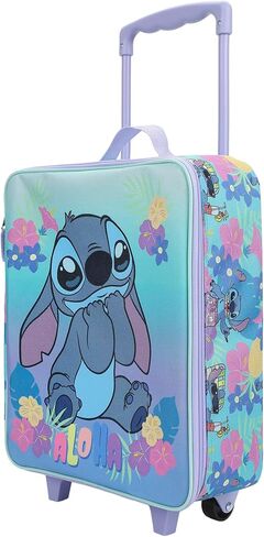 Bioworld Lilo & Stitch Aloha Stitch مقاس 14 بوصة حقيبة طيار زرقاء شبابية in Kuwait