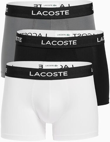 Lacoste Men's Microfiber Trunks 3 Pack in Saudi Arabia