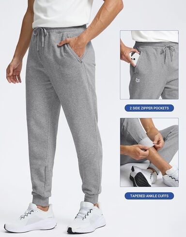 G التدريجي الرجال القطن الصوف مبطن الركض مع جيوب سستة رياضية الجري تجريب الصالة الرياضية Sweatpants الشتاء بناطيل تدفئة in Saudi Arabia
