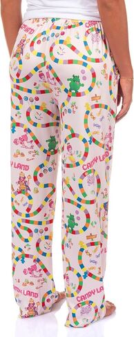 سروال بيجامة للسيدات من INTIMO Candy Land Game، سروال AOP Board Game للكبار للنوم in Saudi Arabia