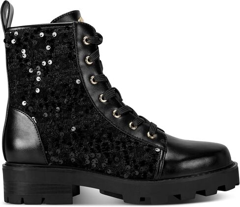 حذاء KARL LAGERFELD النسائي Marlee Sequin Combat in Saudi Arabia