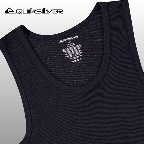 قمصان داخلية بدون أكمام للرجال من Quiksilver - عبوة من 5 قمصان مضلعة خفيفة الوزن in Saudi Arabia