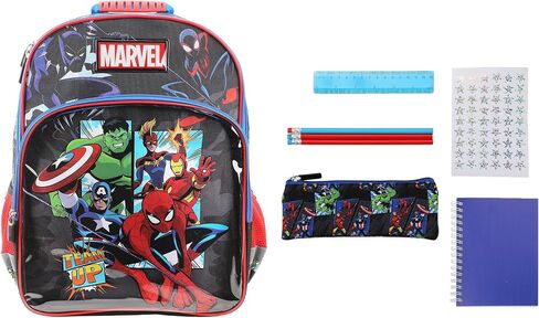 Bioworld Marvel Avengers 5-Piece 16" Backpack & Stationery Value Set in Saudi Arabia
