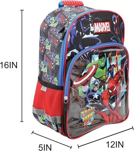 Bioworld Marvel Avengers 5-Piece 16" Backpack & Stationery Value Set in Saudi Arabia