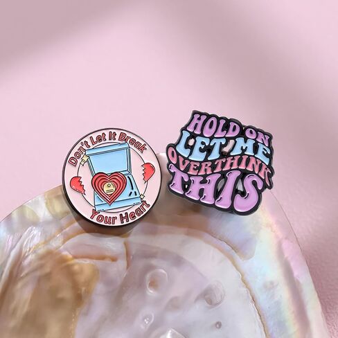 7 Packs Cute Enamel Pins Brooch for Collor Handbag Cap Knapsack Jeans Accessories Collection (Let's Hide) in Saudi Arabia