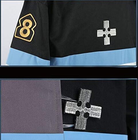 Poetic Walk Anime Costume Mens Cosplay Cloak Suit Overall Halloween Belt Uniform in Kuwait