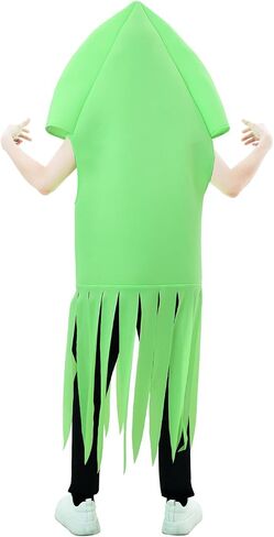 Seasons Adult Squid Halloween Costume, Funny Ocean Animal Costumes, UV Black Light Reactive One Size in Saudi Arabia