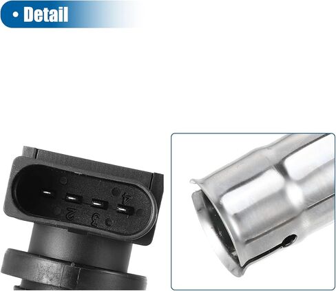 X AUTOHAUX ملف الإشعال بالسيارة لأودي A1 2011-2014 A3 2008-2013 لفولكس واجن تيجوان بولو 2013-2016 0986221023 036905715H 036905715A in Saudi Arabia