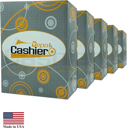 500 Cashier Depot No. 10 Security Business Envelopes with Left Window, 4 1/8 X 9 1/2, Gum Flap, Sturdy 24lb. White (500) in Saudi Arabia
